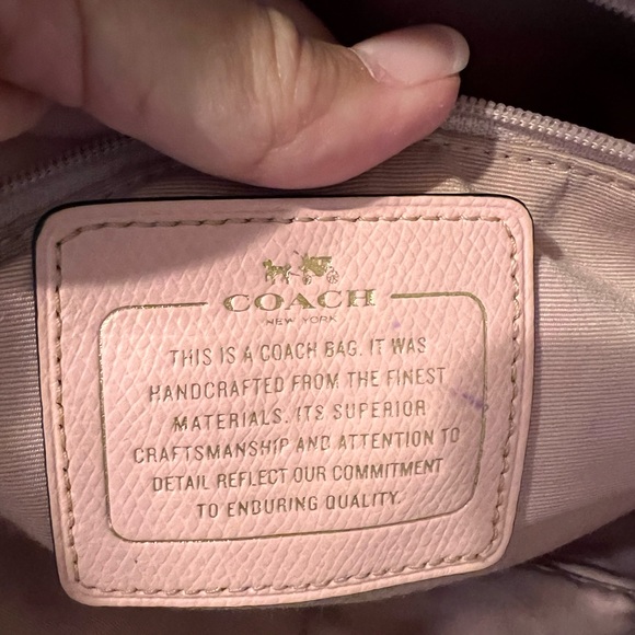 Coach Floral Pink and Black Satchel - Picture 6 of 7